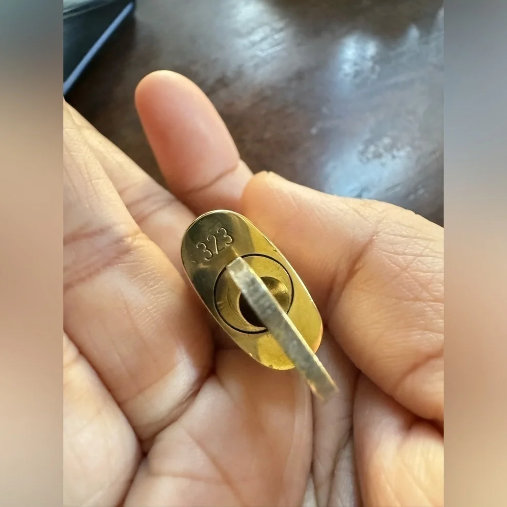 Louis vuitton brass lockset #323